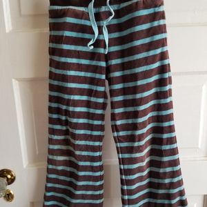 Lot of four Mini Boden velour striped pants sz 6